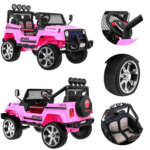 Autko terenowe Raptor Drifter Różowy + Pilot + Napęd 4x4 + Schowek + Wolny Start + MP3 LED - obrazek 5