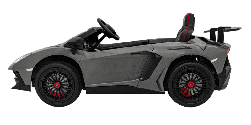 auto lamborghini aventador sv na akumulator dla 2 dzieci szary pilot 24 ghz pianka eva audio led - zdjecie produktu 4