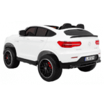 Auto Mercedes GLC 63S dla dzieci Biały + Napęd 4x4 + MP4 + LED + Ekoskóra + Wolny Start + EVA - obrazek 3