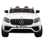 Auto Mercedes GLC 63S dla dzieci Biały + Napęd 4x4 + MP4 + LED + Ekoskóra + Wolny Start + EVA - obrazek 4