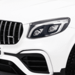 Auto Mercedes GLC 63S dla dzieci Biały + Napęd 4x4 + MP4 + LED + Ekoskóra + Wolny Start + EVA - obrazek 7