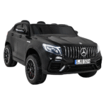 Auto Mercedes GLC 63S dla dzieci Czarny + Napęd 4x4 + MP4 + LED + Ekoskóra + Wolny Start + EVA