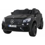 Auto Mercedes GLC 63S dla dzieci Czarny + Napęd 4x4 + MP4 + LED + Ekoskóra + Wolny Start + EVA - obrazek 2