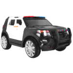 Auto SUV Police na akumulator dla dzieci + Syreny + Światła + Megafon + Pilot + Wolny Start + EVA + Naklejki