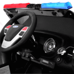 Auto SUV Police na akumulator dla dzieci + Syreny + Światła + Megafon + Pilot + Wolny Start + EVA + Naklejki - obrazek 9