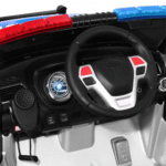 Auto SUV Policja na akumulator dla dzieci + Syreny + Światła + Megafon + Pilot + Wolny Start + EVA + Naklejki - obrazek 7