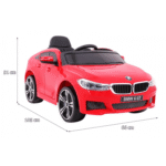 BMW 6 GT Autko na akumulator Czerwony + Pilot + Wolny Start + EVA + Pasy + LED MP3 - obrazek 7