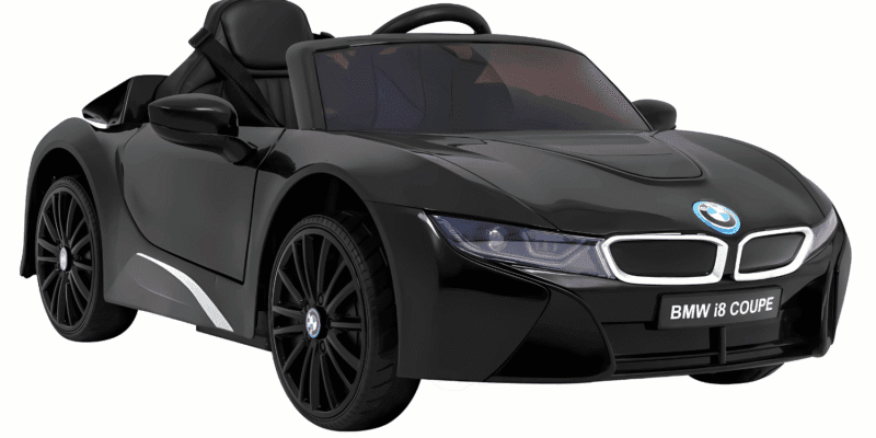 bmw i8 lift auto na akumulator czarny pilot wolny start 3 pkt pasy mp3 usb led