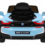 BMW I8 Lift Auto na akumulator Niebieski + Pilot + Wolny Start + 3-pkt pasy + MP3 USB + LED - obrazek 6