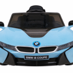 BMW I8 Lift Auto na akumulator Niebieski + Pilot + Wolny Start + 3-pkt pasy + MP3 USB + LED - obrazek 7