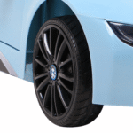 BMW I8 Lift Auto na akumulator Niebieski + Pilot + Wolny Start + 3-pkt pasy + MP3 USB + LED - obrazek 9