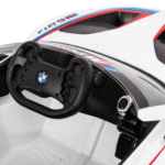 BMW M6 GT3 Auto na akumulator dla dzieci Biały + Nawiew powietrza + Dźwięki MP3 Światła + Pilot - obrazek 12