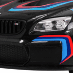 BMW M6 GT3 Auto na akumulator dla dzieci Czarny + Nawiew powietrza + Dźwięki MP3 Światła + Pilot - obrazek 10