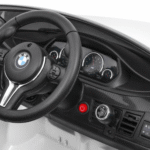 BMW X6M Elektryczne Autko dla dzieci Biały + Pilot + EVA + Wolny Start + Panel audio + LED - obrazek 10