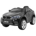 BMW X6M Elektryczne Autko dla dzieci Czarny + Pilot + EVA + Wolny Start + Panel audio + LED - obrazek 2