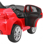 BMW X6M Elektryczne Autko dla dzieci Czerwony + Pilot + EVA + Wolny Start + Panel audio + LED - obrazek 11
