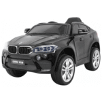 BMW X6M Elektryczne Autko dla dzieci Lakier Czarny + Pilot + EVA + Wolny Start + Audio + LED - obrazek 2