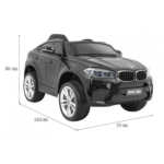 BMW X6M Elektryczne Autko dla dzieci Lakier Czarny + Pilot + EVA + Wolny Start + Audio + LED - obrazek 5