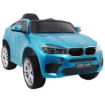 BMW X6M Elektryczne Autko dla dzieci Lakier Niebieski + Pilot + EVA + Wolny Start + Audio + LED