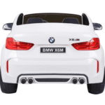 BMW X6M XXL dla 2 dzieci Biały + Pilot + Ekoskóra + Pasy + Wolny Start + MP3 USB + LED - obrazek 6