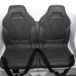 BMW X6M XXL dla 2 dzieci Biały + Pilot + Ekoskóra + Pasy + Wolny Start + MP3 USB + LED - obrazek 9