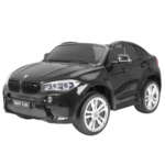 BMW X6M XXL dla 2 dzieci Czarny + Pilot + Ekoskóra + Pasy + Wolny Start + MP3 USB + LED - obrazek 2
