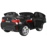 BMW X6M XXL dla 2 dzieci Czarny + Pilot + Ekoskóra + Pasy + Wolny Start + MP3 USB + LED - obrazek 4