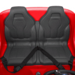 BMW X6M XXL dla 2 dzieci Czerwony + Pilot + Ekoskóra + Pasy + Wolny Start + MP3 USB + LED - obrazek 13