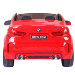 BMW X6M XXL dla 2 dzieci Czerwony + Pilot + Ekoskóra + Pasy + Wolny Start + MP3 USB + LED - obrazek 6
