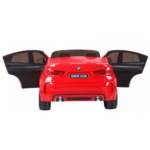 BMW X6M XXL dla 2 dzieci Czerwony + Pilot + Ekoskóra + Pasy + Wolny Start + MP3 USB + LED - obrazek 8