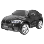 BMW X6M XXL dla 2 dzieci Lakier Czarny + Pilot + Ekoskóra + Pasy + Wolny Start + MP3 + LED - obrazek 2