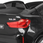 BMW X6M XXL dla 2 dzieci Lakier Czarny + Pilot + Ekoskóra + Pasy + Wolny Start + MP3 + LED - obrazek 9