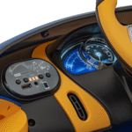 Bugatti Chiron na akumulator dla dzieci Niebieski + Pilot + Bagażnik + EVA + Amortyzatory + Audio LED - obrazek 13