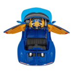 Bugatti Chiron na akumulator dla dzieci Niebieski + Pilot + Bagażnik + EVA + Amortyzatory + Audio LED - obrazek 8