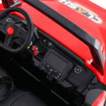 Buggy Clash na akumulator dla 2 dzieci Czerwony + Pilot + Napęd 4x4 + Regulacja siedzenia + Radio MP3 + LED - obrazek 11