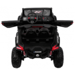 Buggy SuperStar dla dzieci Czarny + MP4 + Napęd 4x4 + Pilot + Bagażnik + LED + Blokada drzwi - obrazek 7