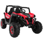 Buggy SuperStar dla dzieci Czerwony + Napęd 4x4 + Pilot + Bagażnik + MP3 LED + Blokada drzwi