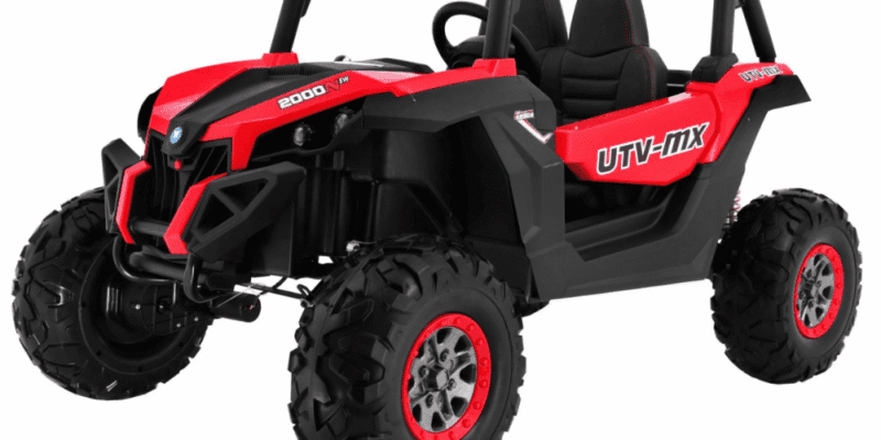 buggy superstar dla dzieci czerwony naped 4x4 pilot bagaznik mp3 led blokada drzwi - zdjecie produktu 1