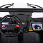 Buggy UTV-MX na akumulator dla dzieci Biały + Napęd 4x4 + Pilot + Audio LED + Schowek + EVA + Wolny Start - obrazek 11
