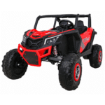 Buggy UTV-MX na akumulator dla dzieci Czerwony + Napęd 4x4 + Pilot + Audio LED + Schowek + EVA + Wolny Start - obrazek 2
