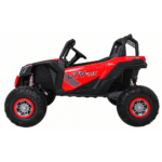 Buggy UTV-MX na akumulator dla dzieci Czerwony + Napęd 4x4 + Pilot + Audio LED + Schowek + EVA + Wolny Start - obrazek 7
