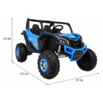 Buggy UTV-MX na akumulator dla dzieci Niebieski + Napęd 4x4 + Pilot + Audio LED + Schowek + EVA + Wolny Start - obrazek 12