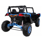 Buggy UTV-MX na akumulator dla dzieci Niebieski + Napęd 4x4 + Pilot + Audio LED + Schowek + EVA + Wolny Start - obrazek 3