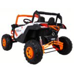 Buggy UTV-MX na akumulator dla dzieci Pomarańczowy + Napęd 4x4 + Pilot + Audio LED + Schowek + EVA + Wolny Start - obrazek 4