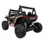 Buggy UTV Terenówka dla dzieci Czarny + Pilot + Bagażnik + Wolny Start + EVA + MP3 LED - obrazek 4