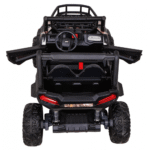 Buggy UTV Terenówka dla dzieci Czarny + Pilot + Bagażnik + Wolny Start + EVA + MP3 LED - obrazek 5