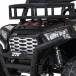 Buggy UTV Terenówka dla dzieci Czarny + Pilot + Bagażnik + Wolny Start + EVA + MP3 LED - obrazek 9