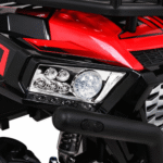 Buggy UTV Terenówka dla dzieci Czerwony + Pilot + Bagażnik + Wolny Start + EVA + MP3 LED - obrazek 11