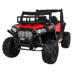 Buggy UTV Terenówka dla dzieci Czerwony + Pilot + Bagażnik + Wolny Start + EVA + MP3 LED - obrazek 2