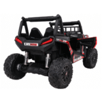 Buggy UTV Terenówka dla dzieci Czerwony + Pilot + Bagażnik + Wolny Start + EVA + MP3 LED - obrazek 3
